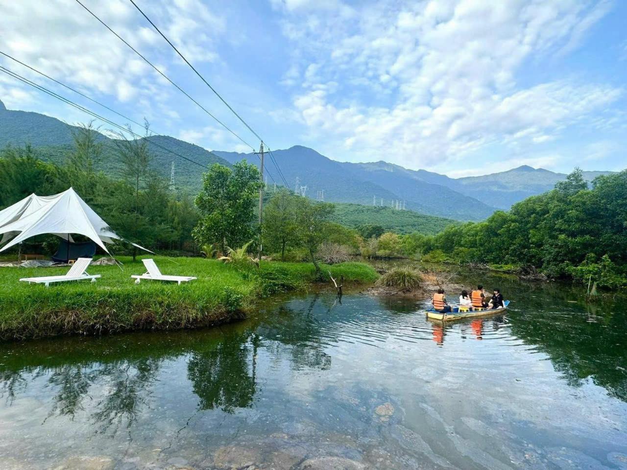 Homie Hava Homestay Lang Co Exterior foto